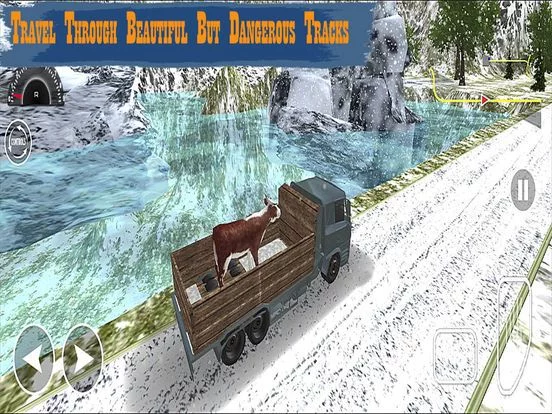 Изображение игры: Farm Animal Transporter: The Snowfall Season