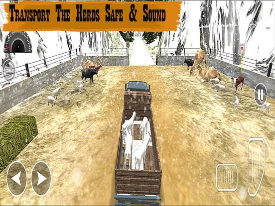Изображение игры: Farm Animal Transporter: The Snowfall Season