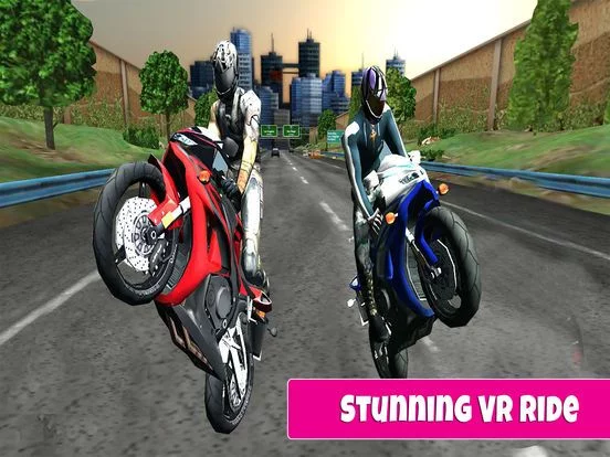 Изображение игры: VR Extreme Bike Rider: Highway Stunt Racing