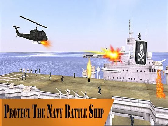 Изображение игры: Modern Gunship Battle: Navy Warfare Strike