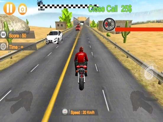 Изображение игры: Traffic Bike Endless Racer 2