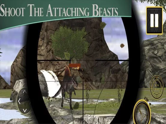 Изображение игры: Dinosaur Hunting: Jurassic Island Shooter