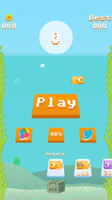 Изображение игры: Fishy Spikes Retro