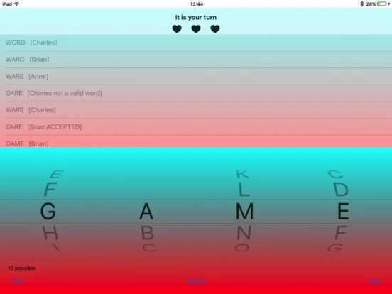 Изображение игры: Four Letter Word Game
