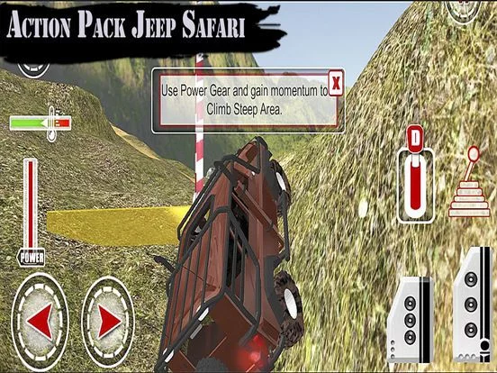 Изображение игры: Off-road Mountain Stunts: The Real Jeep Safari