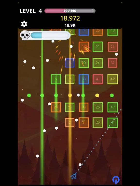 Изображение игры: Idle Bricks Breaker Shooter