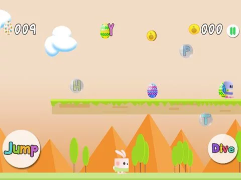 Изображение игры: Easter Egg Bunny Runner HD