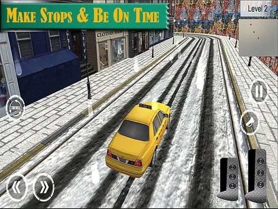 Изображение игры: Euro City taxi Driver: The extreme Snow Driving