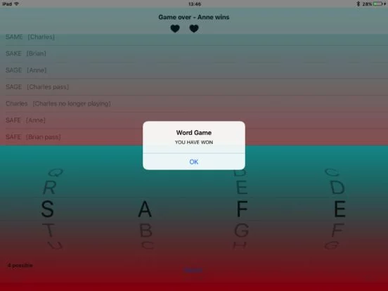 Изображение игры: Four Letter Word Game