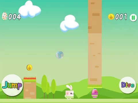 Изображение игры: Easter Egg Bunny Runner HD