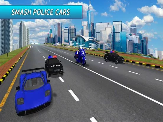 Изображение игры: Extreme Motorbike Ride: Police Pursuit Race