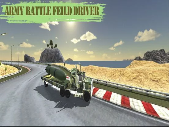 Изображение игры: Army War Truck Parking: Battle Field Driver