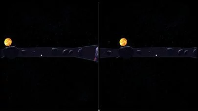 Изображение игры: 360 Asteroid Shooter (Google Cardboard VR)