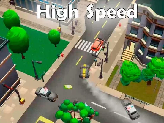 Изображение игры: Crazy Car Chase