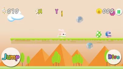 Изображение игры: Easter Egg Bunny Runner