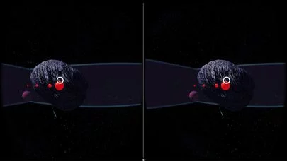 Изображение игры: 360 Asteroid Shooter (Google Cardboard VR)