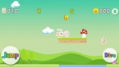 Изображение игры: Easter Egg Bunny Runner
