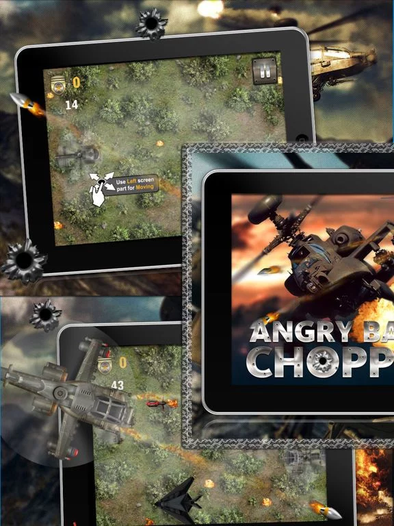 Изображение игры: Angry Battle Choppers