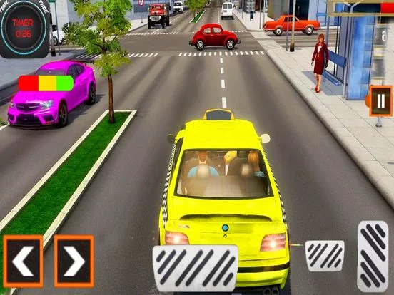 Изображение игры: Taxi Driver 3D Cab Parking Sim