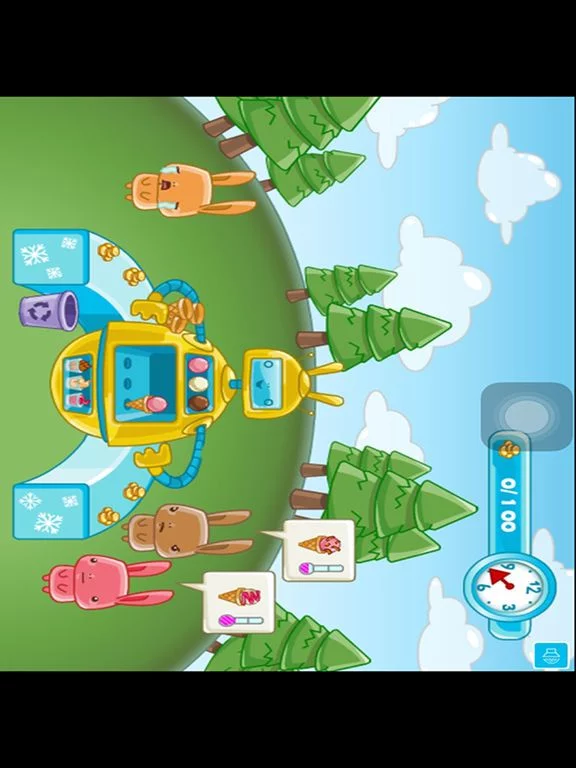 Изображение игры: 机器人冰激凌－欢乐童年自制冰激凌小店