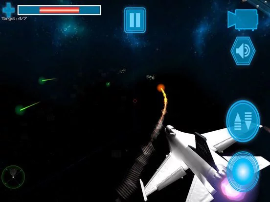 Изображение игры: Jet Fighter Strike in 3D Space Warfare game