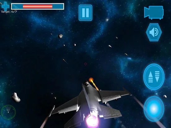 Изображение игры: Jet Fighter Strike in 3D Space Warfare game