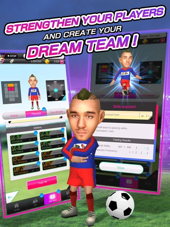 Изображение игры: SEGA POCKET CLUB MANAGER