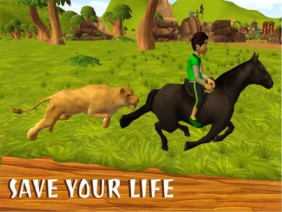Изображение игры: Crazy Animal Rampage Simulator: Wild Horse Fury Ride