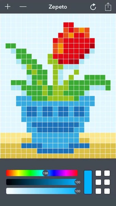 Изображение игры: color by number.