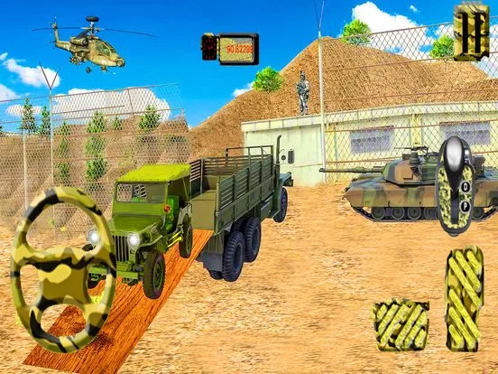 Изображение игры: Army 4x4 Truck Check Post