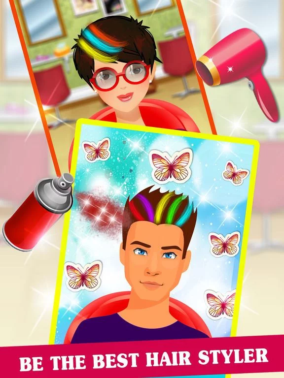 Изображение игры: Girls Hair Salon - Hairstyle & Makeup Party 2017