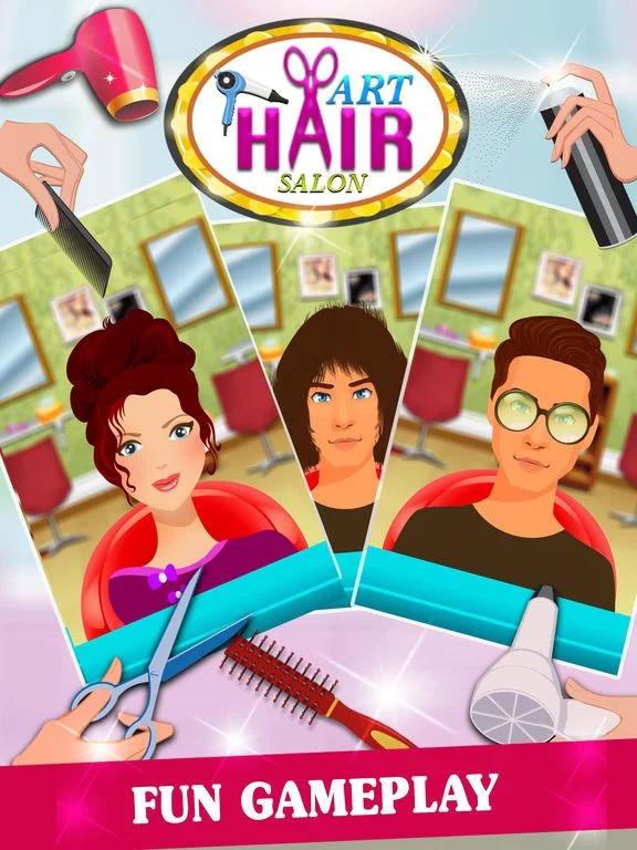 Изображение игры: Girls Hair Salon - Hairstyle & Makeup Party 2017
