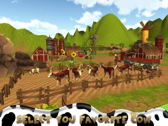 Изображение игры: VR Angry Cow Farm Simulator