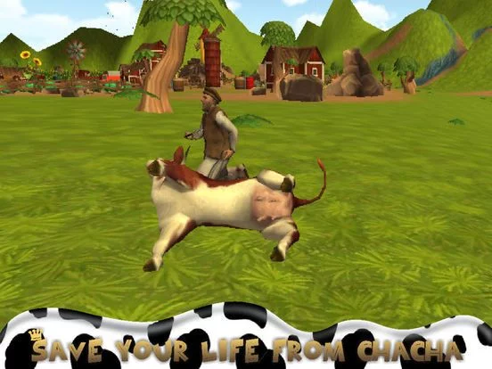 Изображение игры: VR Angry Cow Farm Simulator