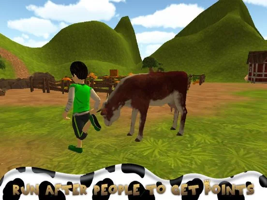 Изображение игры: VR Angry Cow Farm Simulator