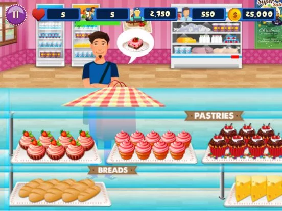Изображение игры: Sweet Bakery Cake Shop Cashier