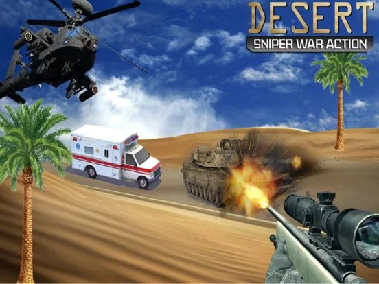 Изображение игры: Desert Sniper War Action