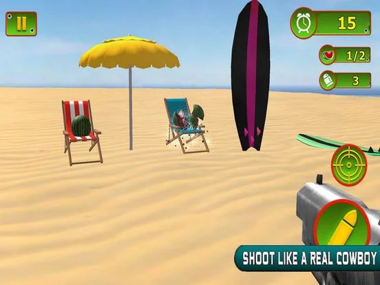 Изображение игры: Watermelon Shooting Pro: Hit S