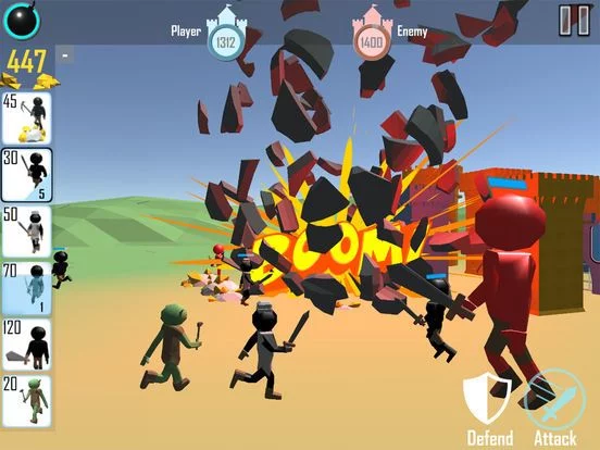 Изображение игры: Stickman: Legacy of War 3D Pro