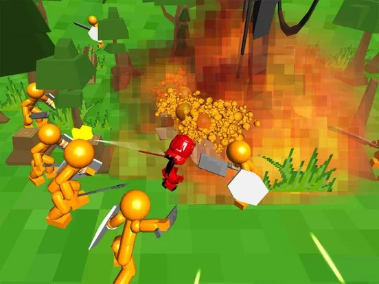 Изображение игры: Stickman Sword Fighting 3D