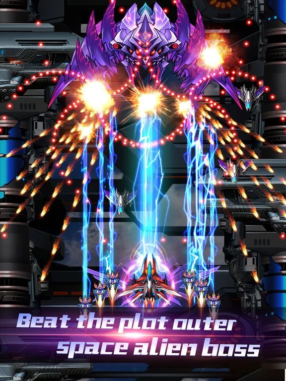 Изображение игры: Thunder Assault: Galaga Galaxy