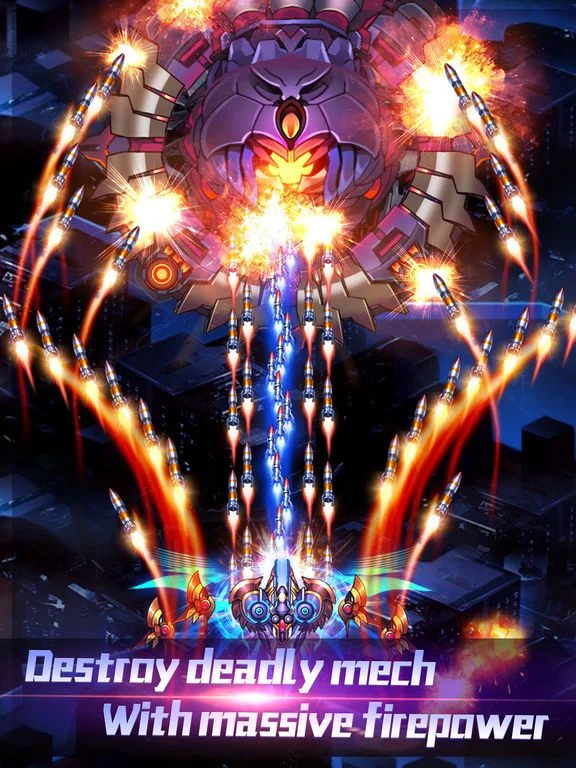 Изображение игры: Thunder Assault: Galaga Galaxy