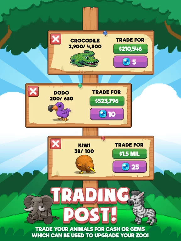 Изображение игры: Idle Zoo Tycoon