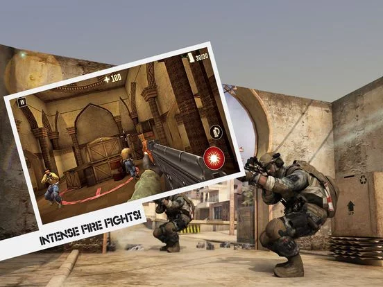 Изображение игры: Frontline Warfare: FPS Battle
