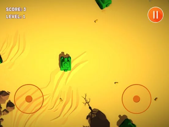 Изображение игры: Toy Tank.io Battle 3D