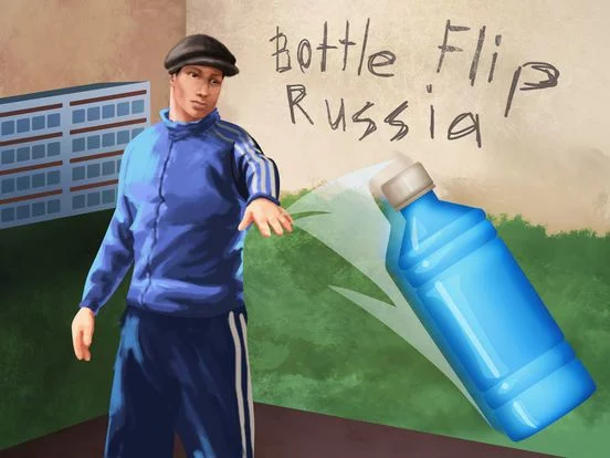 Изображение игры: Russian Bottle Flip 3D