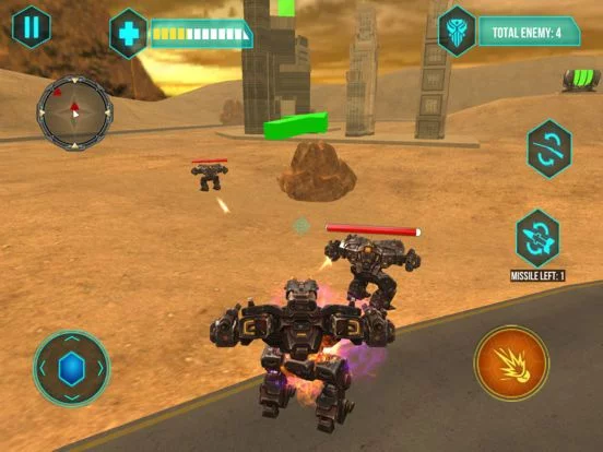Изображение игры: Terminate The War Robots 2017