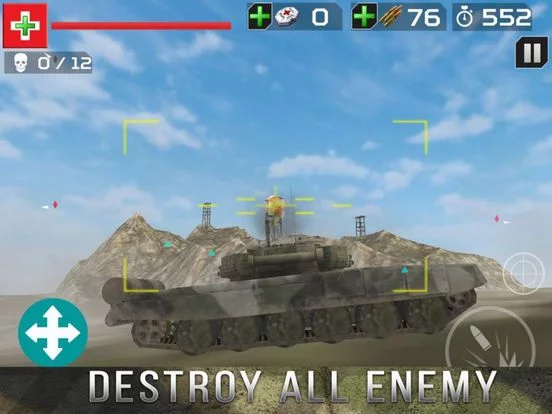 Изображение игры: Tank Gunner Shoot 3D