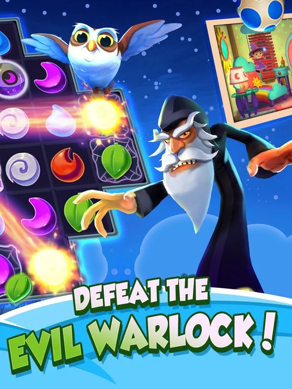 Изображение игры: BeSwitched Magic Puzzle Match