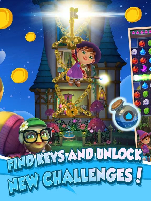Изображение игры: BeSwitched Magic Puzzle Match